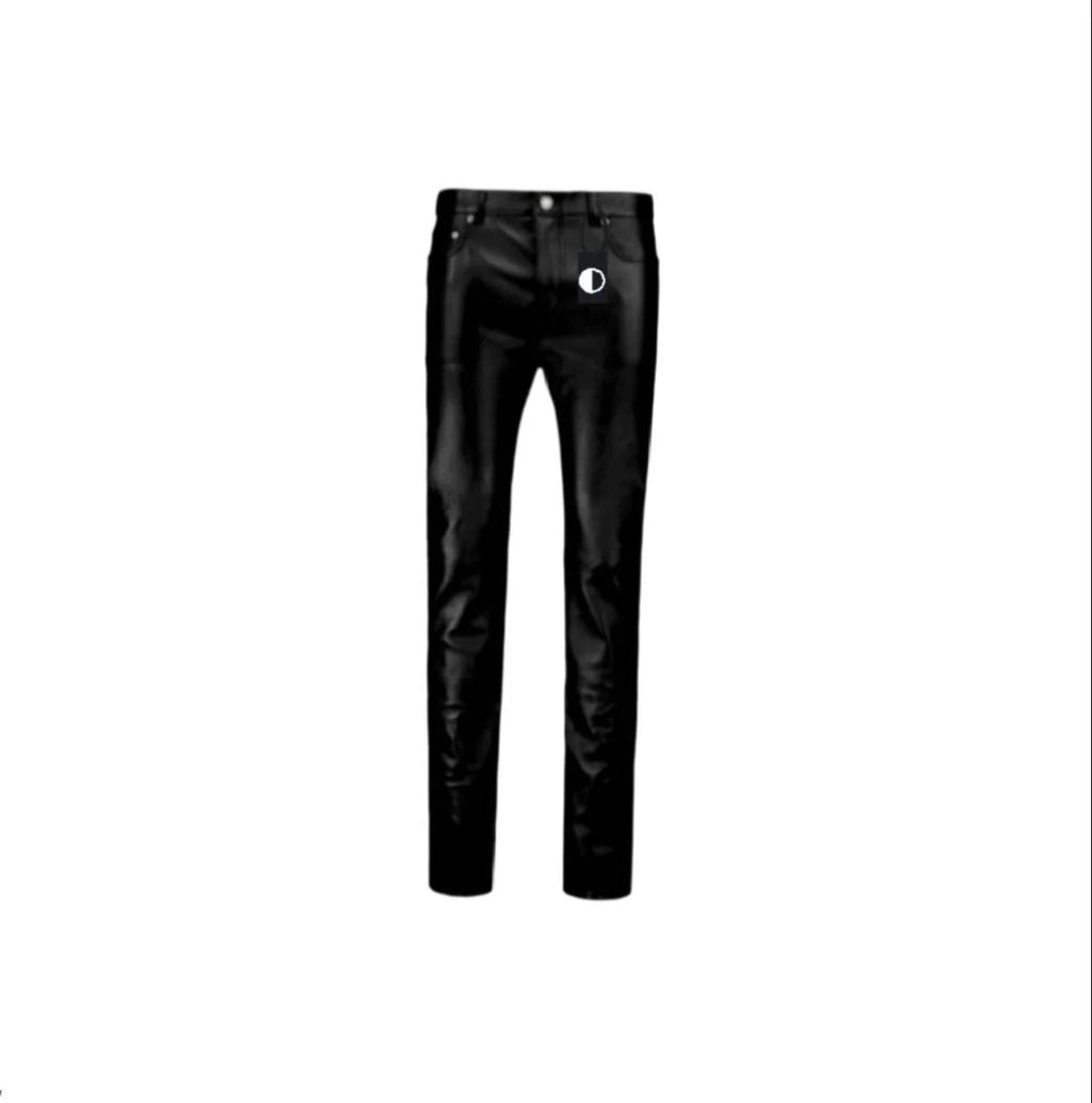 BLACK LEATHER PANTS