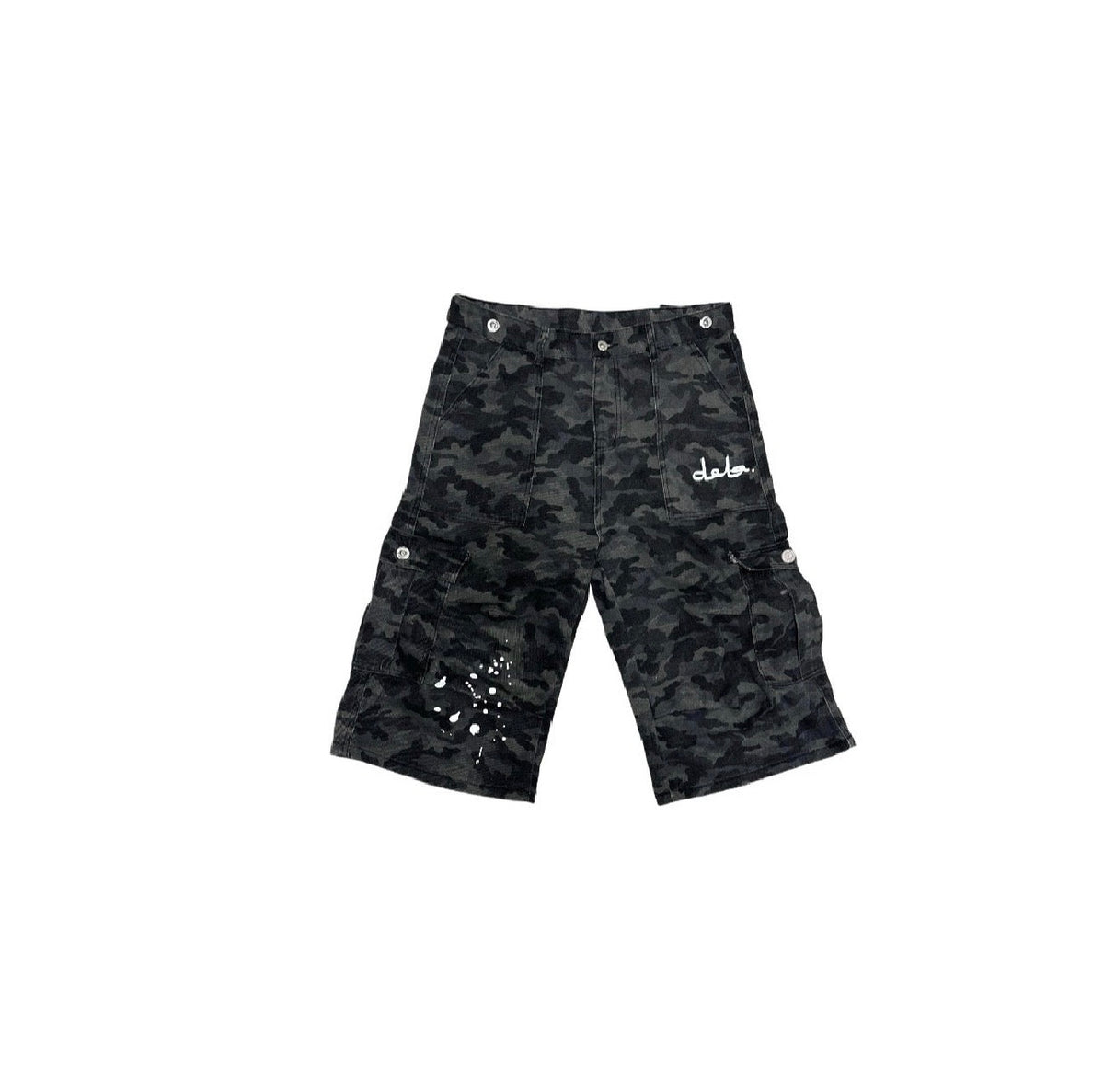 Black Utility Shorts