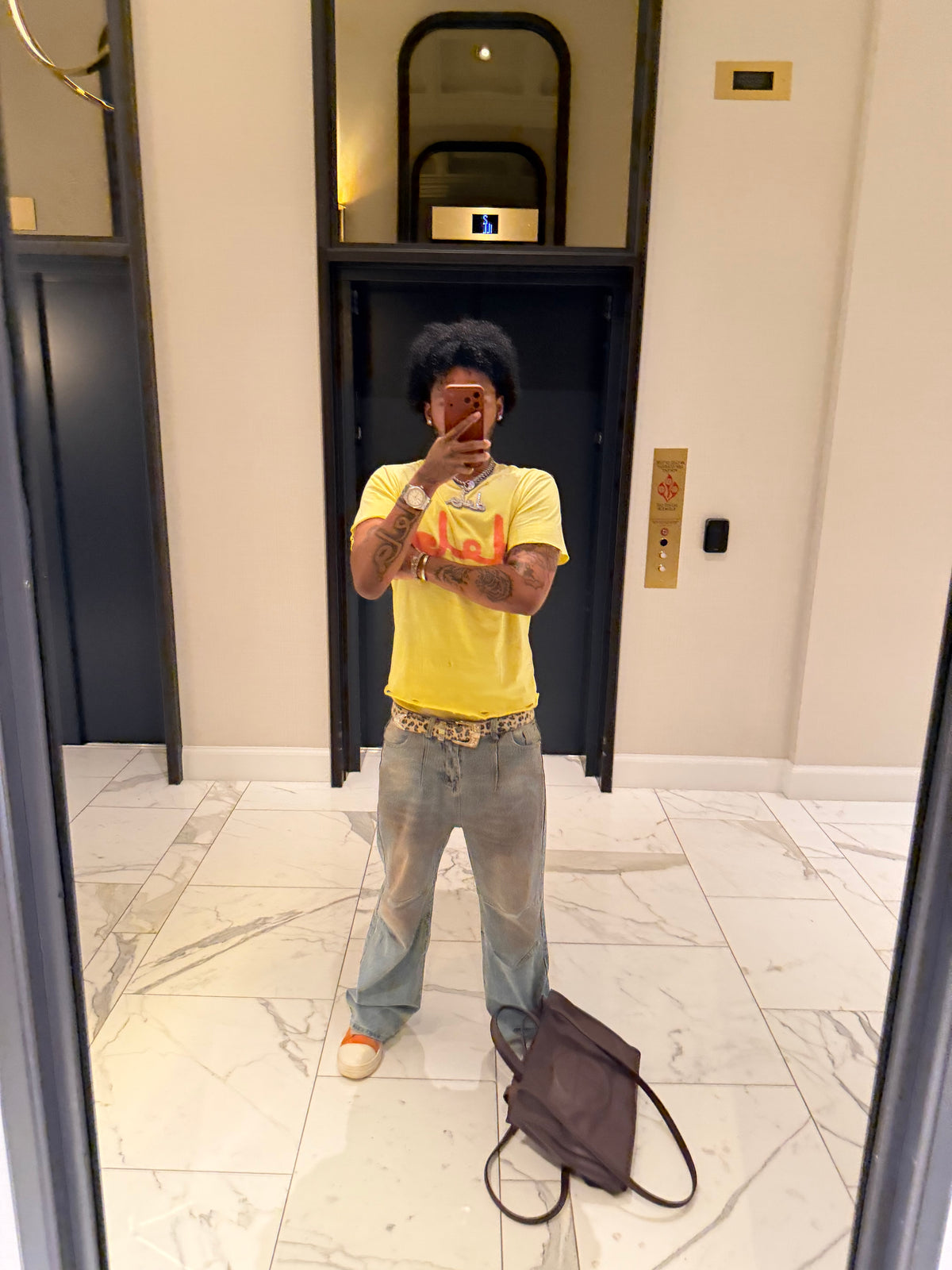 Vintage Signature Tee (Lemon)