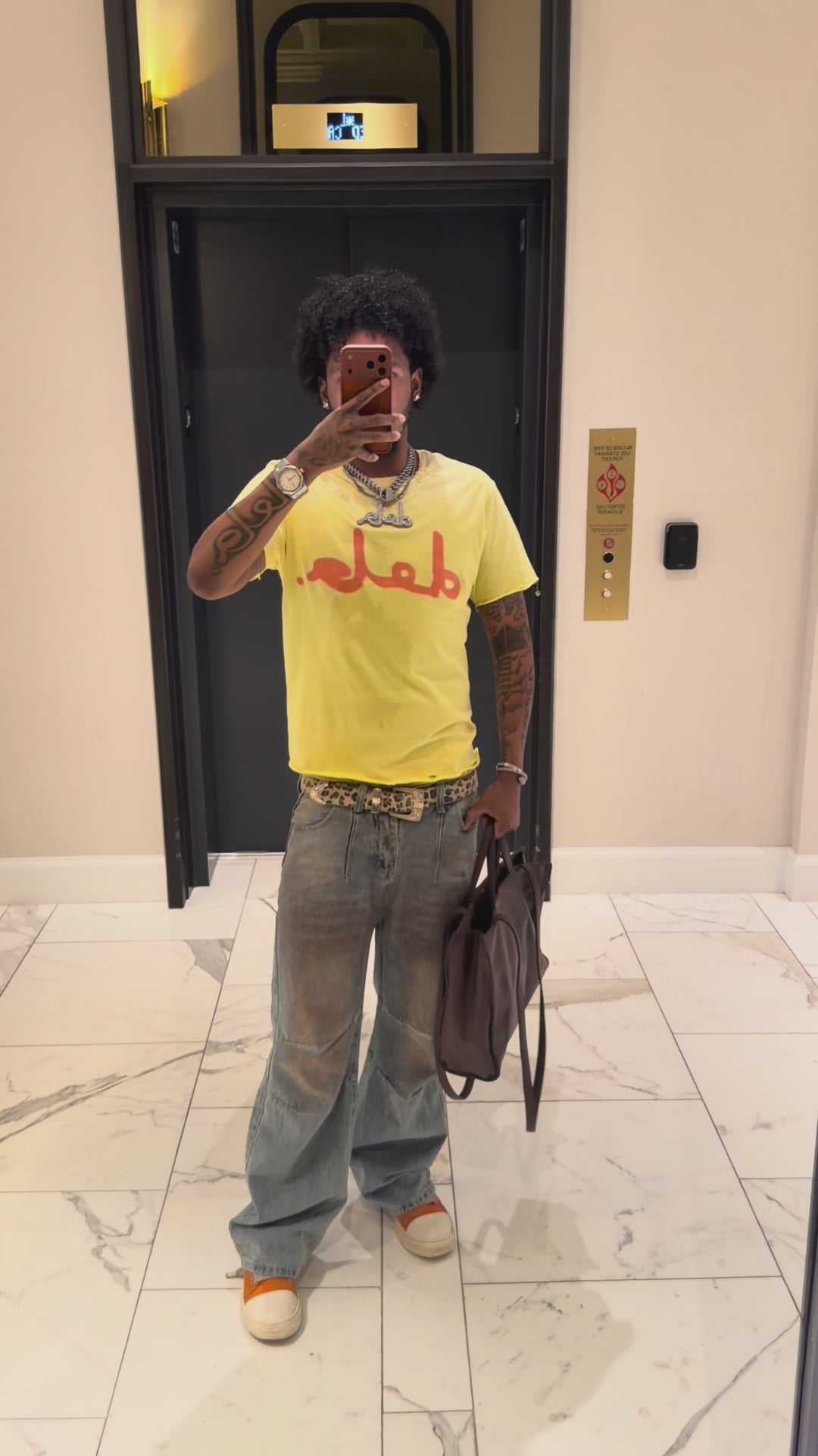 Vintage Signature Tee (Lemon)